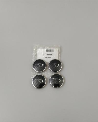 Genuine Mclaren MP4-12C 650s Black Carbon Fibre Wheel Hub Cap Kit 11B1651CP