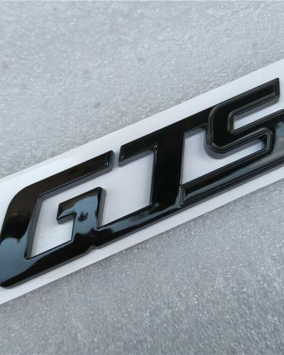 Maserati 2017 Quattroporte Ghibli GTS Rear Script Badge Emblem Glossy Black