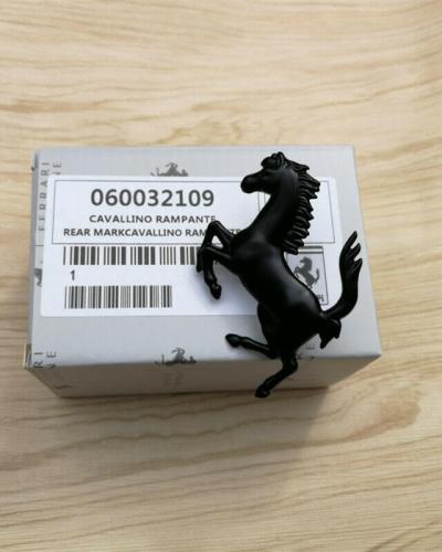 Ferrari 430 458 488 Front Bumper Horse Emblem Black 60032109