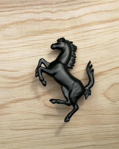 Ferrari 430 458 488 Front Bumper Horse Emblem Black 60032109