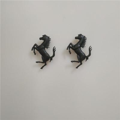 Ferrari Roma Front&Rear Bumper Matte Black Horse Emblem Badge Kit