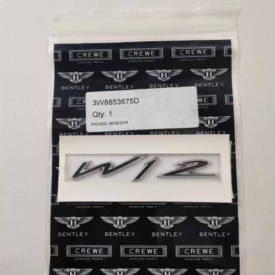 Bentley Continental GT Speed W12 Sidehead Fender Badge Emblem 3W8853675D