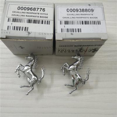 Ferrari Roma Front&Rear Bumper Sliver Horse Emblem Badge Kit