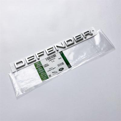 Land Rover "DEFENDER" Chrome Sliver Rear Door Liftgate Letter Nameplate Emblem Badge LR084221
