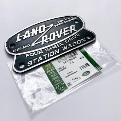 Land Rover Solihull Four Wheel Station Wagon Drive Liftgate Badge Emblem Medal DAG100400H
