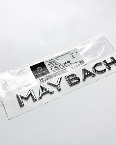 Mercedes Benz Chrome Silver "MAYBACH" Rear Trunk Letters Badge Emblems Sticker A1678177000