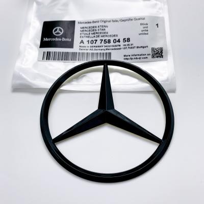 Mercedes Benz glossy Black Star Trunk Emblem Badge 90mm A1077580458