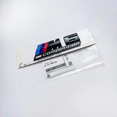 BMW 6 Series Emblem M6 COMPETITION Number Letters Rear Trunk Badge Sticker 51147898225