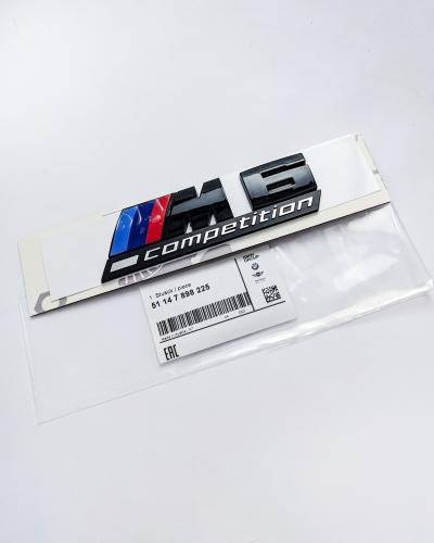BMW 6 Series Emblem M6 COMPETITION Number Letters Rear Trunk Badge Sticker 51147898225