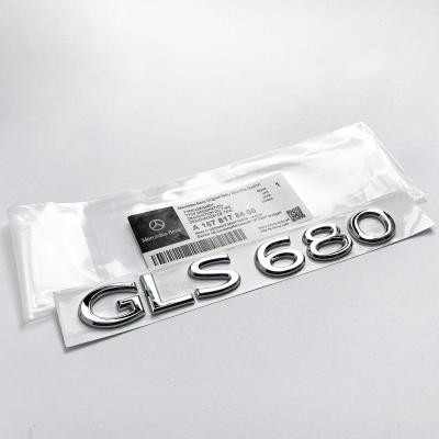 Mercedes Benz Chrome Sliver "GLS680" Rear Trunk Letter Badge Logo Brand New A1678178400