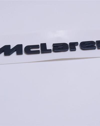 McLaren 650S MP4-12C Rear Badge Emblem Glossy Black 13.86CM Modify 1PC