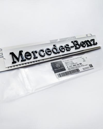 Mercedes "Mercedes-Benz" Letters Trunk Emblem Badge Sticker 1PCS A2218800086