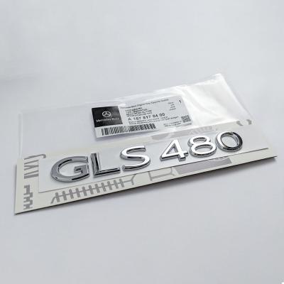 Mercedes Benz Chrome Sliver "GLS480" Rear Trunk Letter Badge Logo A1678178400