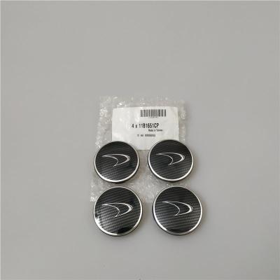 Genuine Mclaren MP4-12C 650s Black Carbon Fibre Wheel Hub Cap Kit 11B1651CP