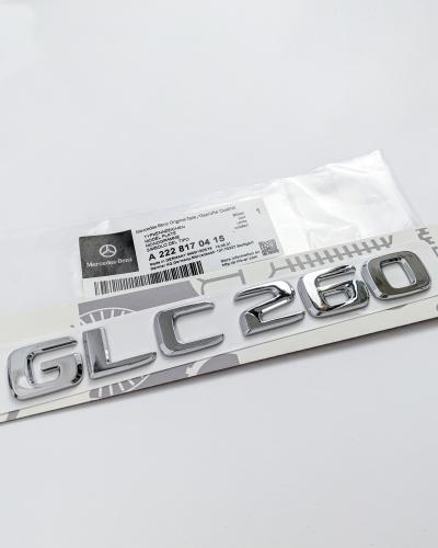 Mercedes Benz Chrome Silver "GLC260" Rear Trunk Nameplate Emblem Badge A2228170415