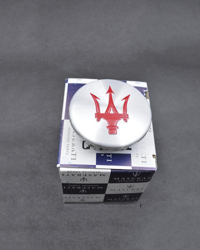 Genuine Maserati Granturismo Quattroporte Silver With Red Center Cap#82364606