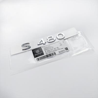 Mercedes Benz Chrome Sliver "S480" Letter Emblem Trunk Logo Nameplate Badge A2238172715