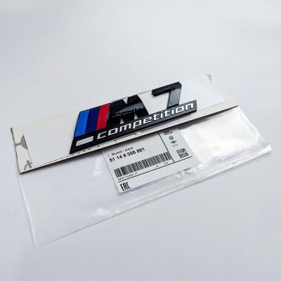 BMW 7 Series Emblem M7 COMPETITION Number Letters Rear Trunk Badge Sticker 51148061626