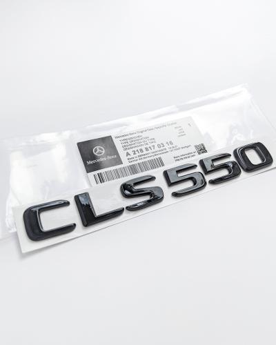 Mercedes Benz "CLS550" Gloss Black Rear Trunk Letter Emblem Badge A2188170316