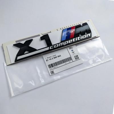BMW X1 M Competition Tailgate Rear Black Emblem Badge Sticker 51142990963