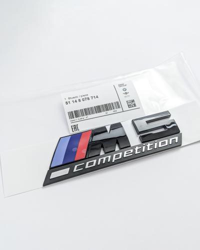 BMW 5 Series Emblem F90 M5 COMPETITION Number Letters Rear Trunk Badge Sticker 51148078714