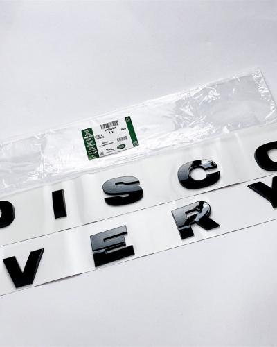Land Rover "DISCOVERY" Gloss Black Boot Badge Emblem LR063646