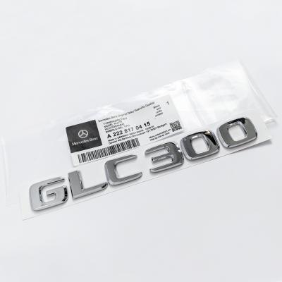Mercedes-Benz Chrome Silver "GLC300" Rear Trunk Emblem Badge Logo A2228170415