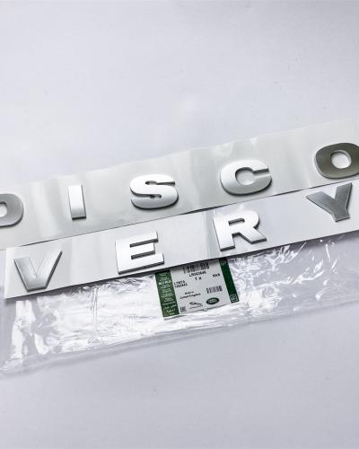 Land Rover "DISCOVERY" Chrome Sliver Boot Badge Emblem LR063646