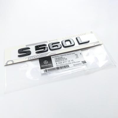 Mercedes Benz Gloss Black "S560L" Letter Emblem Trunk Logo Nameplate Badge A2228171515