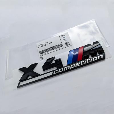 BMW X4 M Competition Tailgate Rear Black Emblem Badge Sticker 51148077611