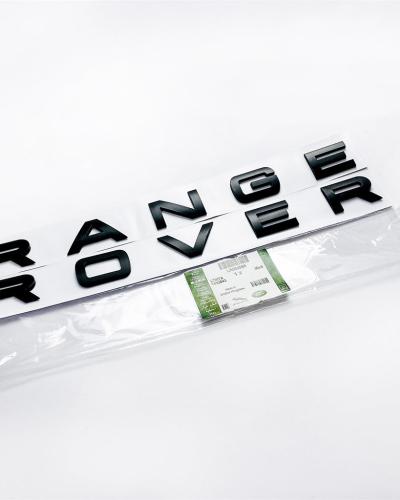 Land Rover Rear Front Hood Emblem fit "Range Rover" Sport Evoque Letter Matte Black Nameplate LR094559