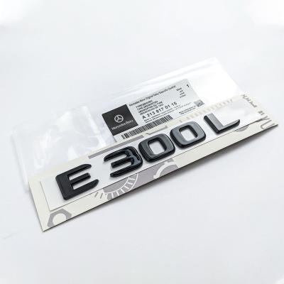Mercedes Benz Gloss Black Letters "E300L" Rear Trunk Emblems Badges A2138170115