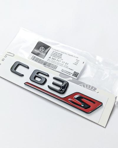 Mercedes-Benz Gloss Black Red Letter Emblem Trunk Logo Nameplate Badge A2058171701
