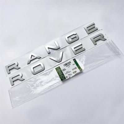 Land Rover Rear Front Hood Emblem fit "Range Rover" Sport Evoque Letter Matte Sliver Nameplate LR094559