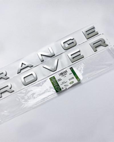 Land Rover Rear Front Hood Emblem fit "Range Rover" Sport Evoque Letter Matte Sliver Nameplate LR094559