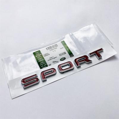Land Rover Chrome Trimmed Red L494 Range Rover Sport "SPORT" Tailgate Badge LR091933