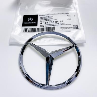 Mercedes Benz Chrome Silver Star Trunk Emblem Badge 90mm A107758045