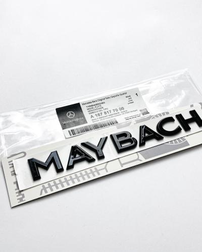 Mercedes Benz Gloss Black "MAYBACH" Rear Trunk Letters Badge Emblems Sticker A1678177000