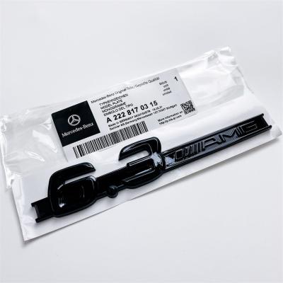 Mercedes Benz 6.3 AMG Side Wing Badge Emblem Black C63 E63 S63 CLS63 A2228170315