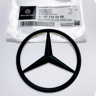 Mercedes Benz matte black Star Trunk Emblem Badge 90mm A1077580458