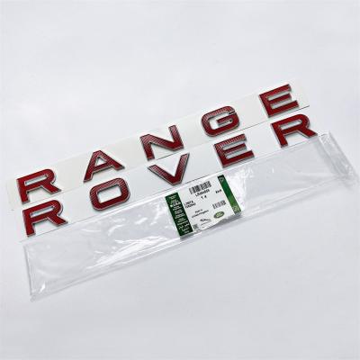 Land Rover Rear Front Hood Emblem fit "Range Rover" Sport Evoque Letter Red Nameplate LR094559