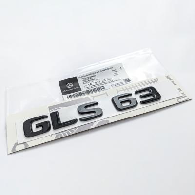Mercedes Benz Gross Black "GLS63" Rear Trunk Emblem Decal Badge A1678176000
