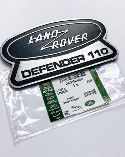 Land Rover DEFENDER 110 Four Wheel Badge Emblem Medal DAG100400H
