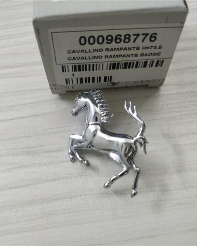 Ferrari Roma Front&Rear Bumper Sliver Horse Emblem Badge Kit