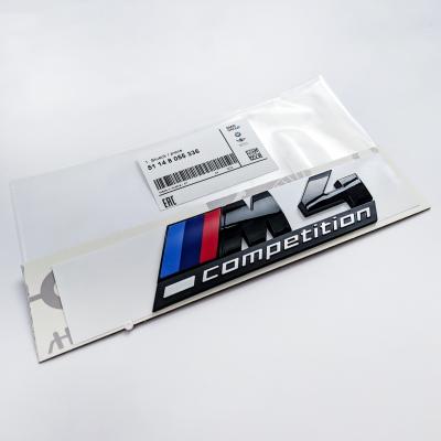 BMW 4 Series Emblem M4 COMPETITION Number Letters Rear Trunk Badge Sticker 51148055336