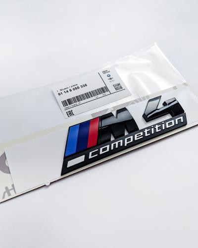 BMW 4 Series Emblem M4 COMPETITION Number Letters Rear Trunk Badge Sticker 51148055336
