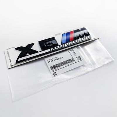 BMW X6 M Competition Tailgate Rear Black Emblem Badge Sticker 51148096413