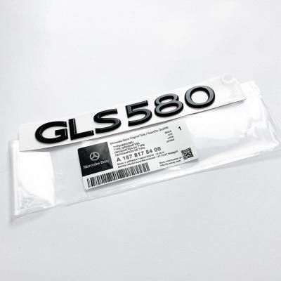 Mercedes Benz Gloss Black "GLS580" Rear Trunk Letter Emblem Badge A1678178400