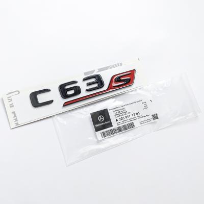 Mercedes-Benz Gloss Black Red Letter Emblem Trunk Logo Nameplate Badge A2058171701