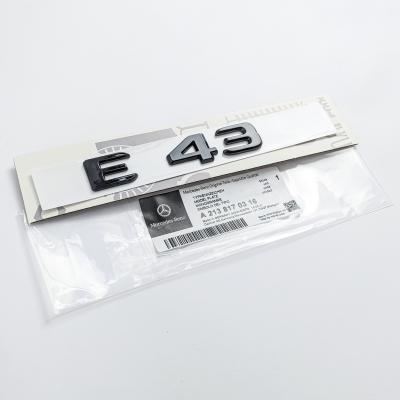Mercedes-Benz Gloss Black "E 43" Rear Trunk Emblem Badge Logo A2138170316
